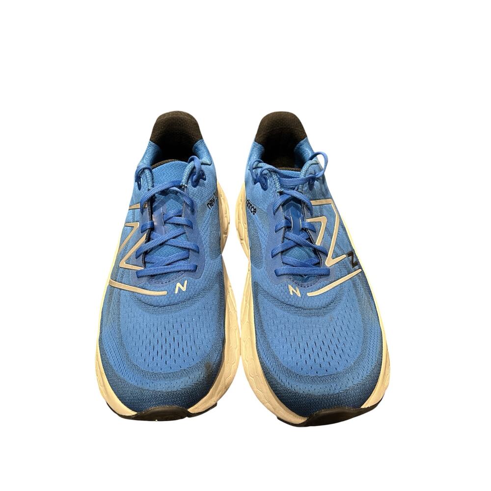 New Balance fresh foam X more v4 men’s athletic running shoes size 13 in blue - Picture 2 of 8